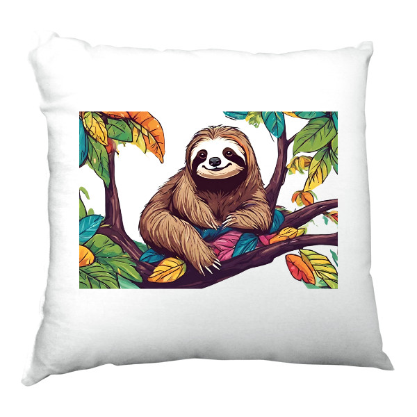 Satin Pillow Sloth Louder - pillow