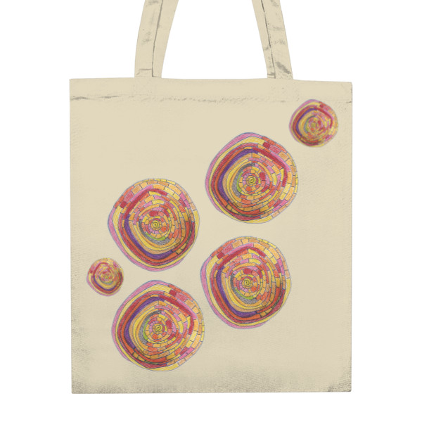 Taška s kruhy, potisk 2 strany