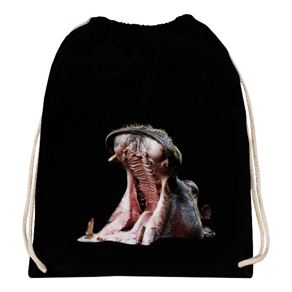 Gymsack Hippo and horse - backpack