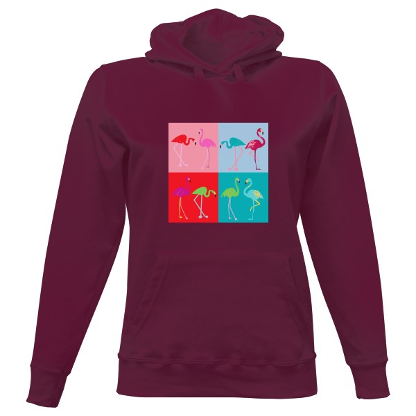Ladies' hoodie Hoodie with flamengo