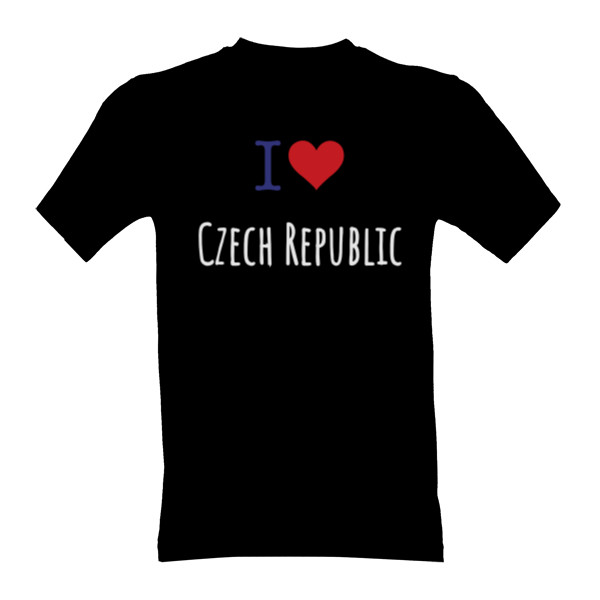 T-shirt I love Česko
