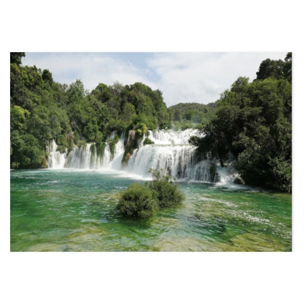 Puzzle A3 Nature park KRKA Croatia - puzzle
