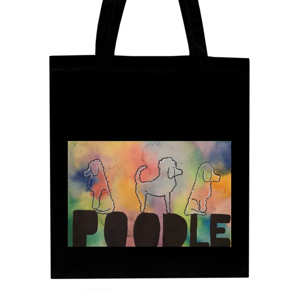 Nákupní taška unisex s potiskem Poodle