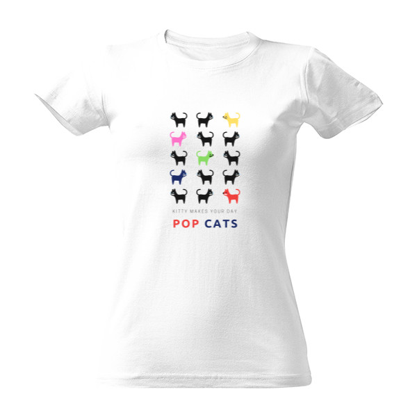 T-shirt Pop cats