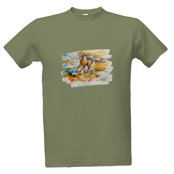 Tričko s potiskem Rok koně